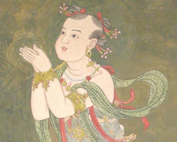 佛經中出現的童男與童女