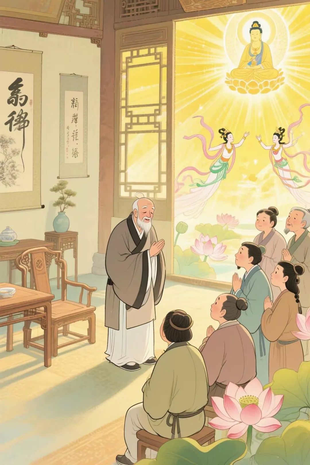 但凡深信切願之人，必能時時不離佛號
