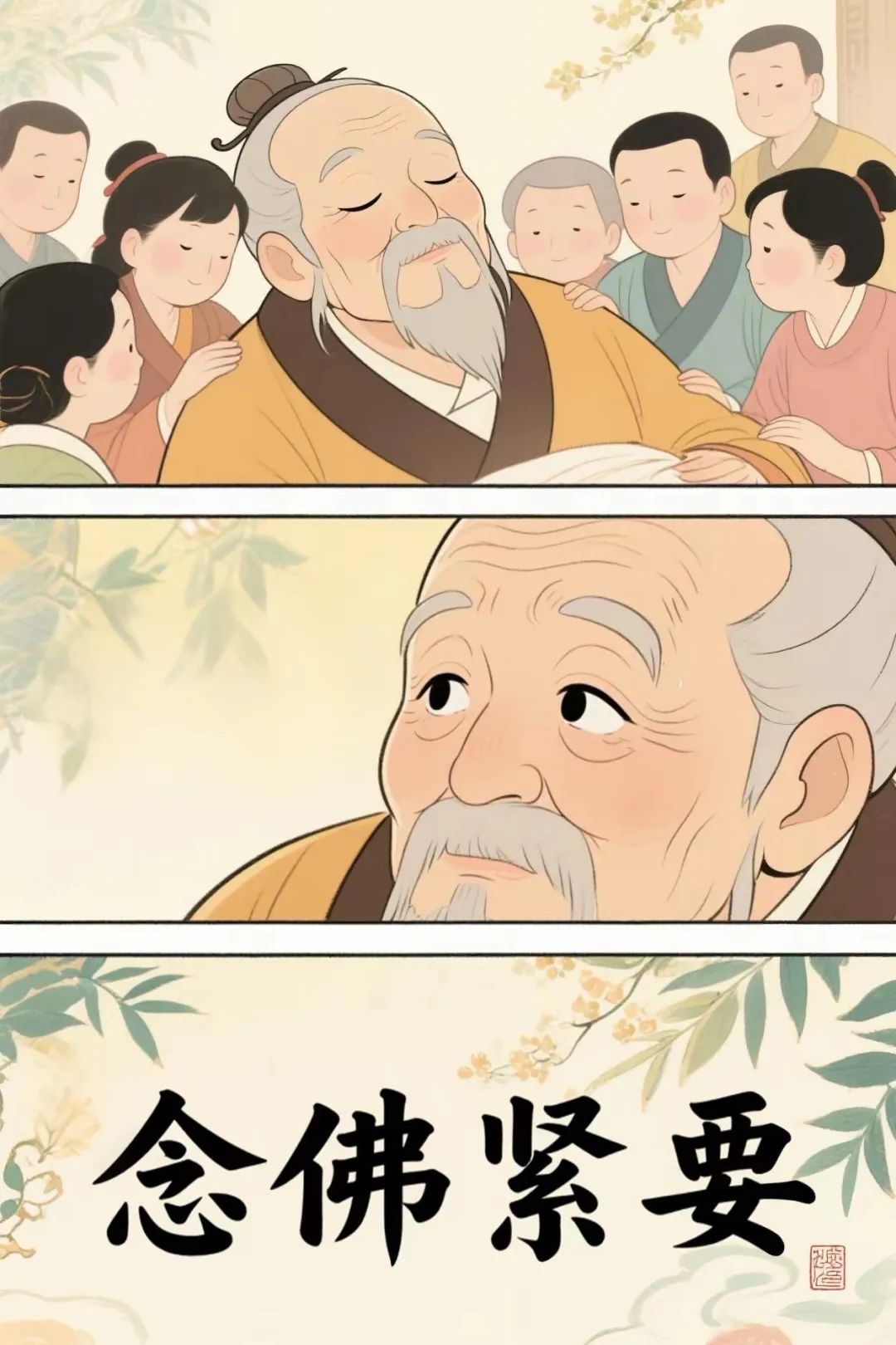但凡深信切願之人，必能時時不離佛號