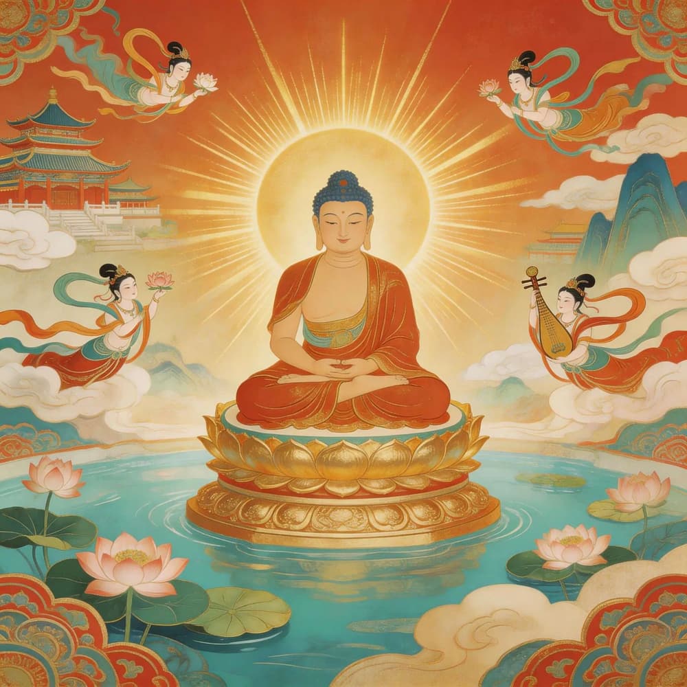 無量光、無邊光、無礙光、無對光、炎王光